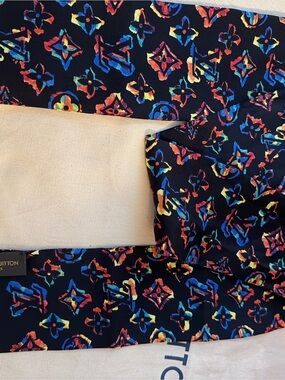 Louis Vuitton Black Rainbow Multicolor Bandeau